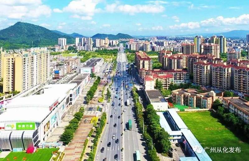 从化区中心首条步行商业街投入使用,国庆期间人气,消费两旺