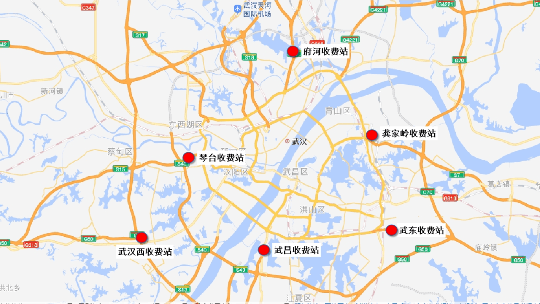 返程注意_武汉西收费站