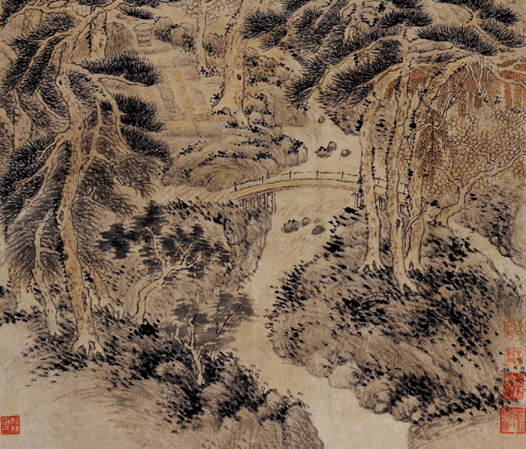 赏画| 元 王蒙《幽壑听泉图》