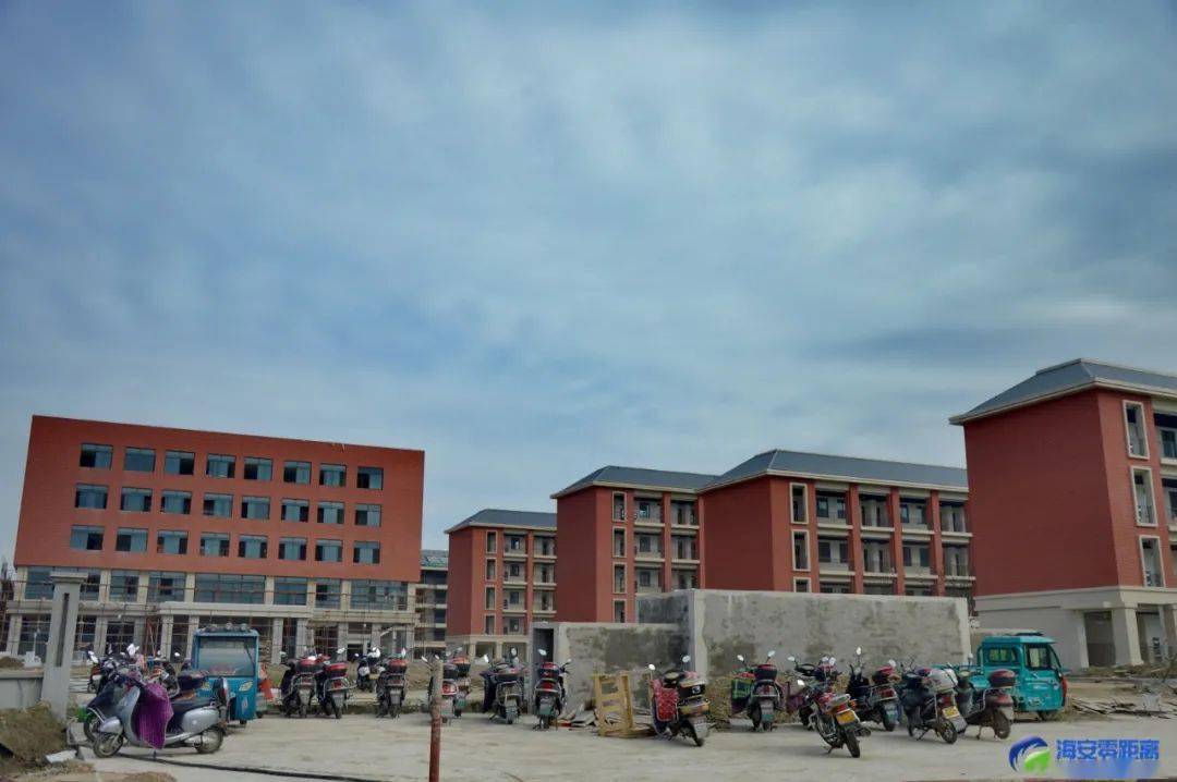 海安市上湖高级中学快建成了,最新建设进度先睹为快!