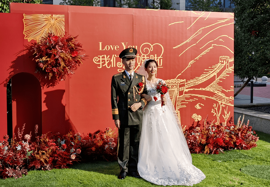 军人霸气图片结婚照图片