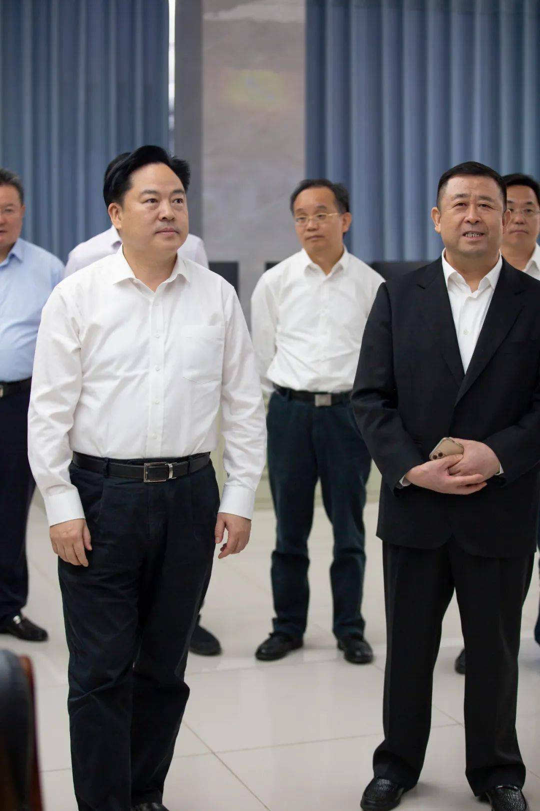 常州市长陈金虎莅临金峰水泥集团调研指导工作
