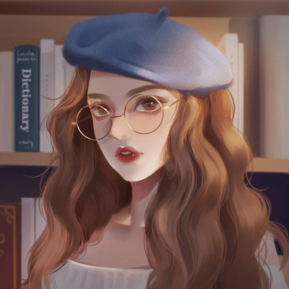 美丽俏皮个性女孩头像