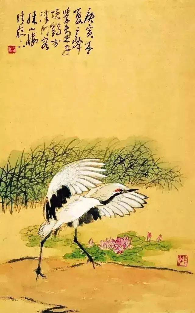 写意仙鹤画法请查收