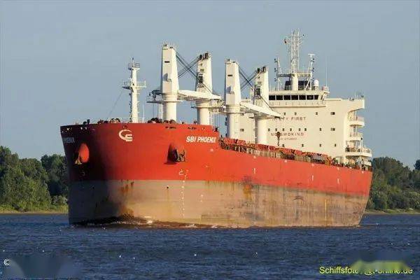 "sbi phoenix"号,图源:marinetrafficscorpio表示,出售的两艘船为在