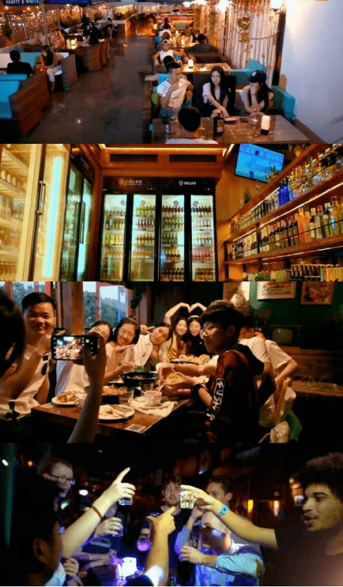 又增加了符合现在社会及年轻人喜欢的元素,——既保留了传统酒吧的