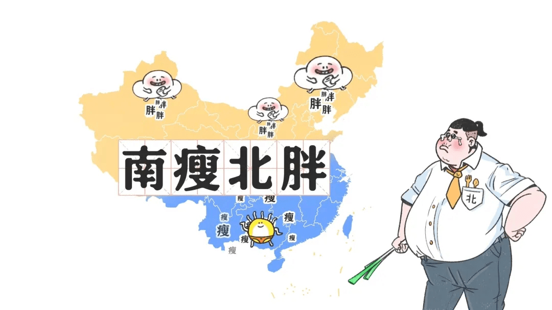 中国肥胖地图出炉看看哪个省最胖