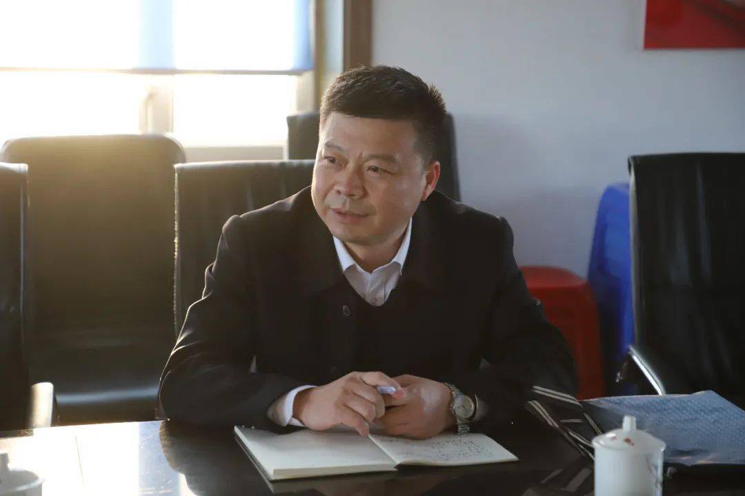 牡丹江分公司党委工作部部长杨再胜到八五五农场有限公司调研