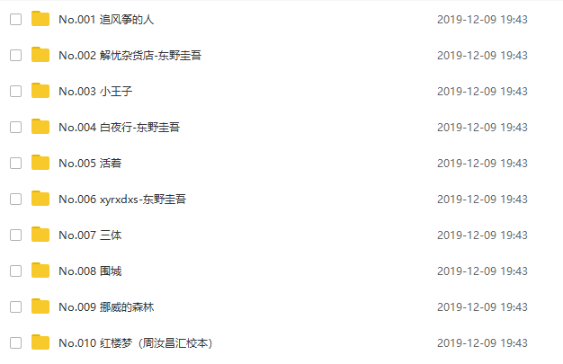 豆瓣圖書top250資源合集