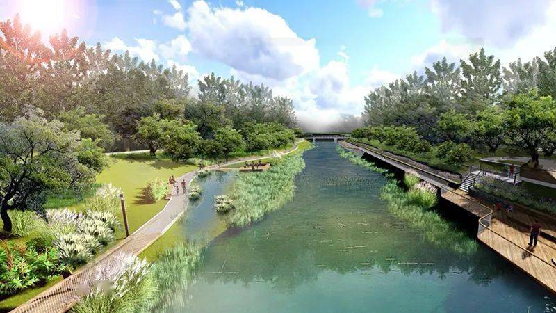 即将呈现集生态,生活,文化,水利功能于一体的 城市滨水生态廊道新面貌