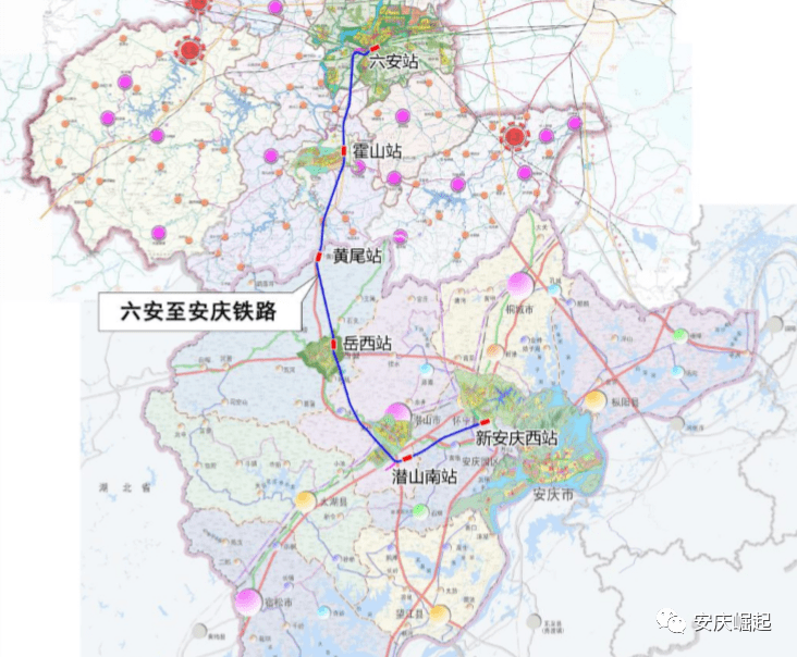 经过潜山的这条铁路,详细路线及站场规模正式公布!