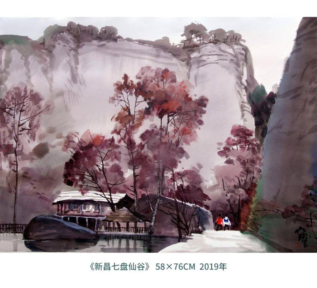 中国写生会蒋跃水彩画近作选乡村闲话系列