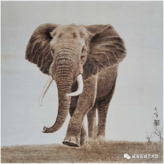 木与火的艺术孙元峰现代烙画艺术展开展