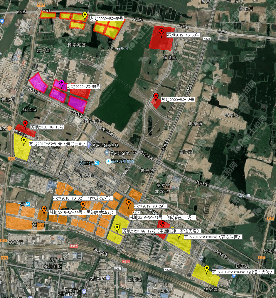 土拍前夜 · 蘇州:11號公告3宗地塊明日開拍 高鐵新城住宅用地出現1輪