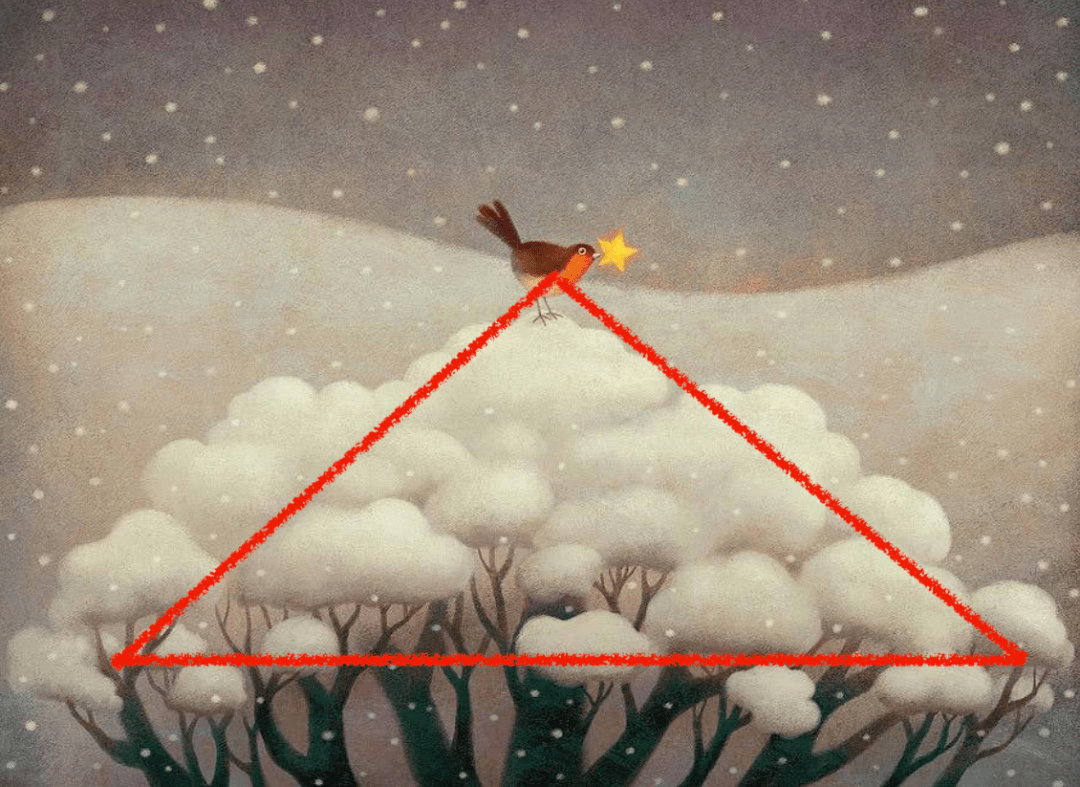 三角稳定式构图
