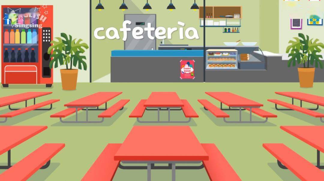 磨耳朵单词动画school学校