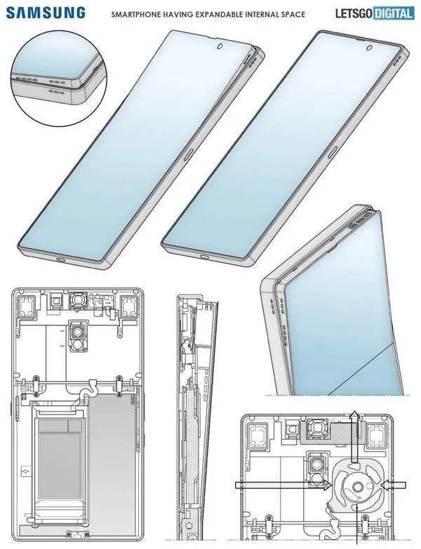 三星折叠屏手机专利曝光:全新设计思路
