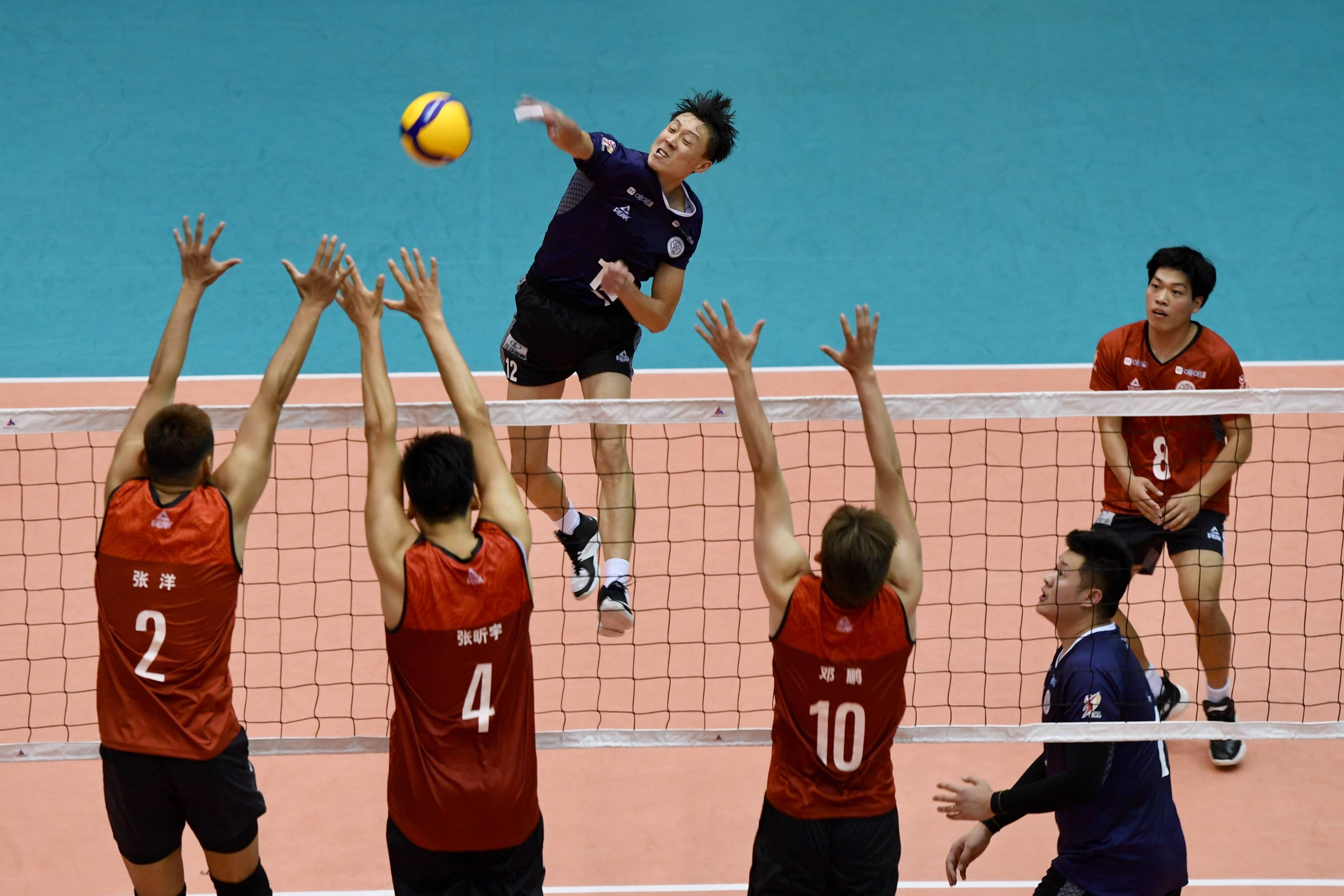 排球——全国男排锦标赛:河北队胜天津队