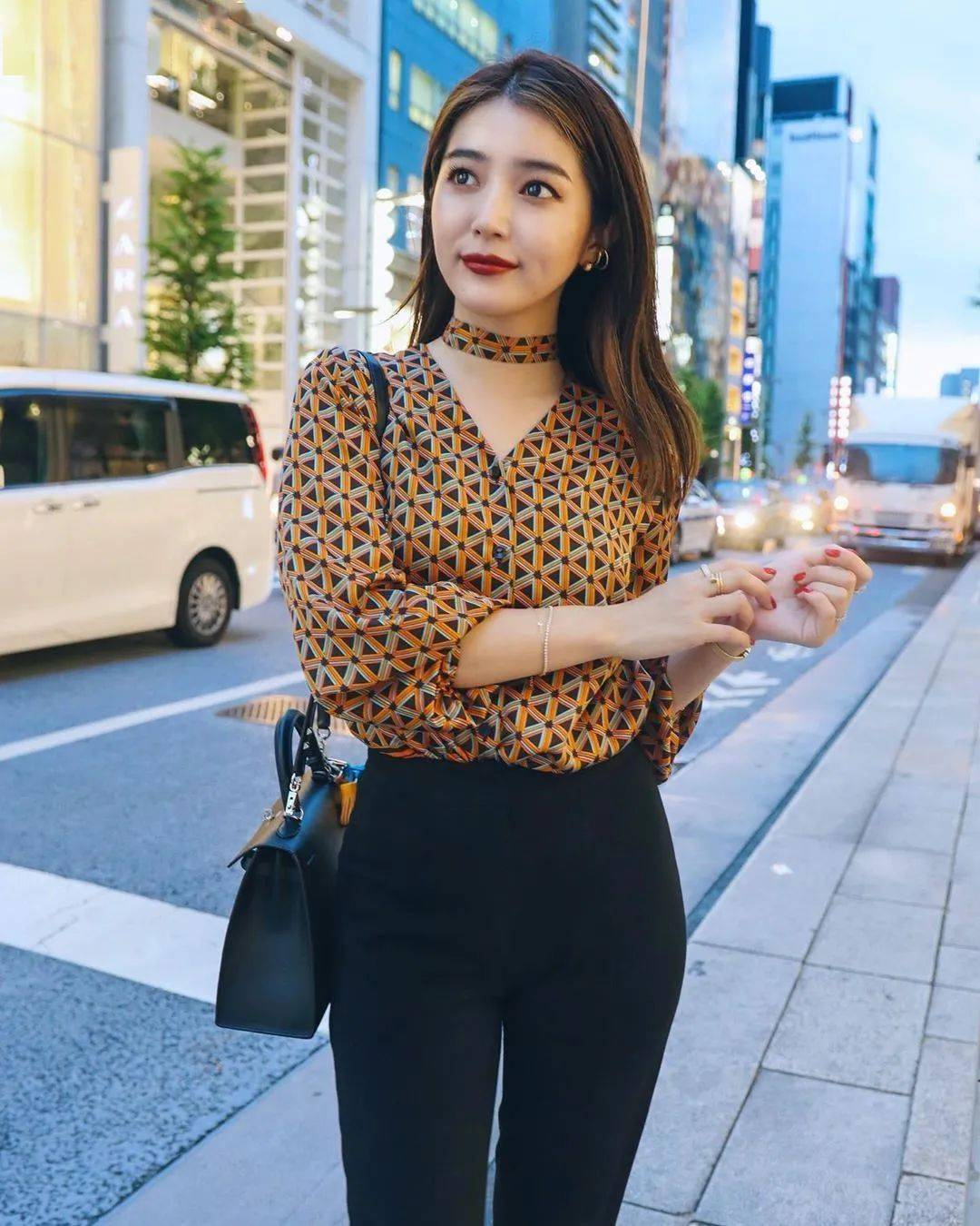 代官山女子风格 日本模特大口智惠美的韵味穿搭