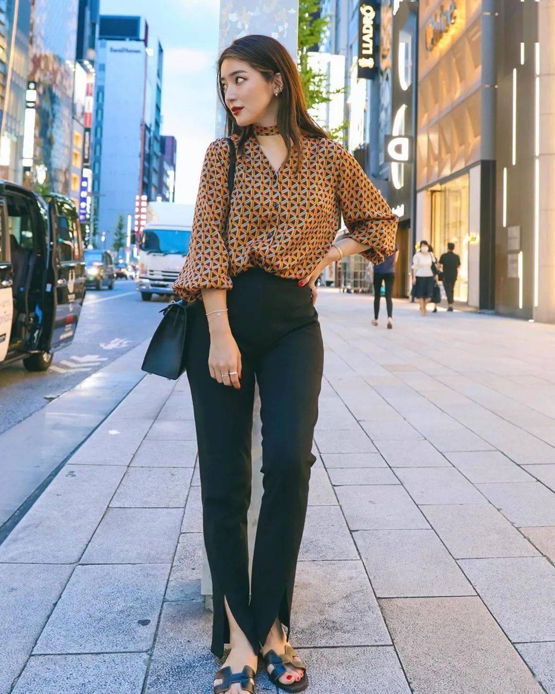 代官山女子风格日本模特大口智惠美的韵味穿搭