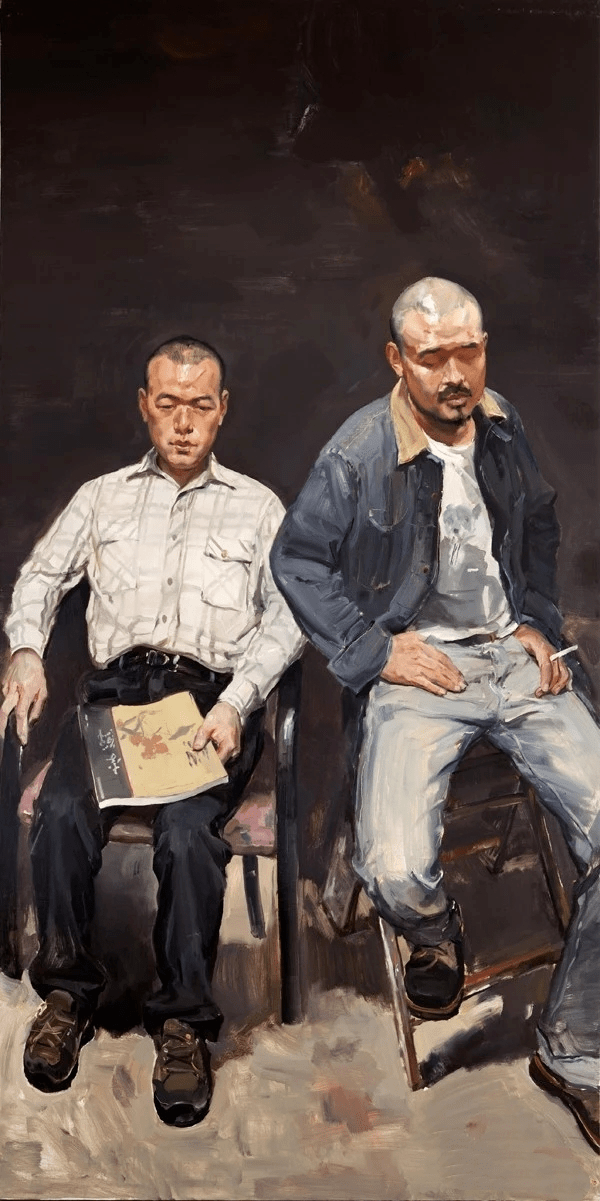 中国美院油画系主任封治国肖像系列作品