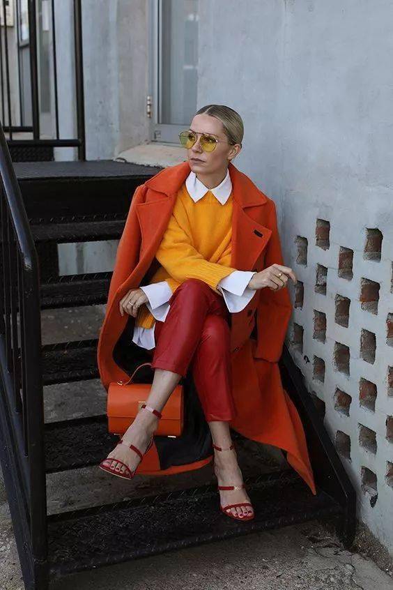 50套暖色穿搭方案学起来