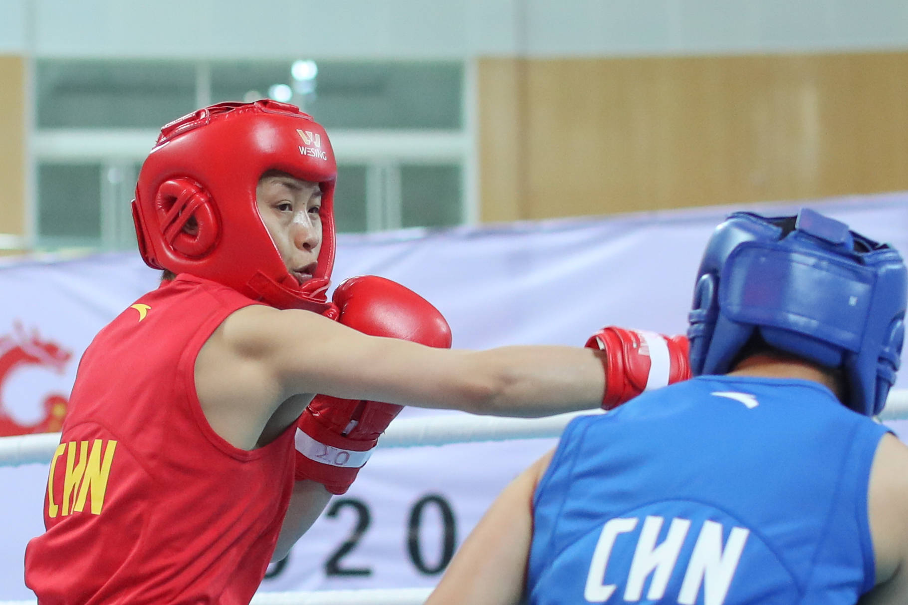 拳击——全国女子锦标赛:常园夺得51公斤级冠军