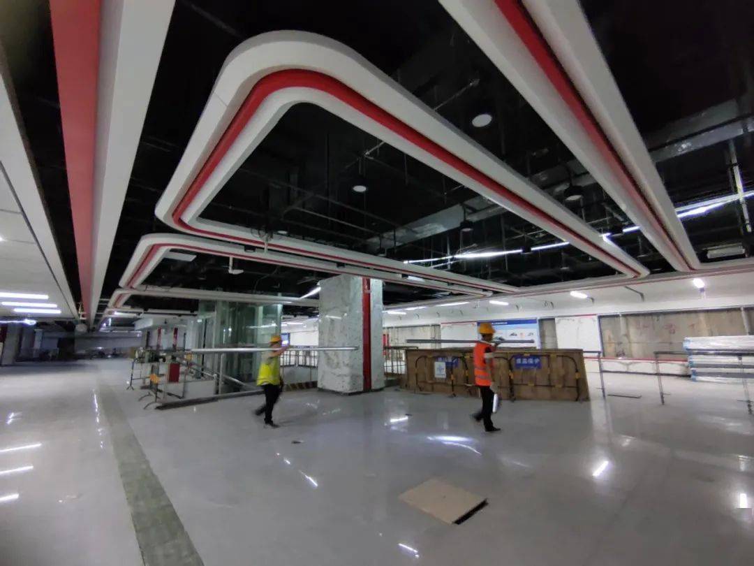 独家抢先"进站"!高清图揭秘佛山地铁2号线张槎站