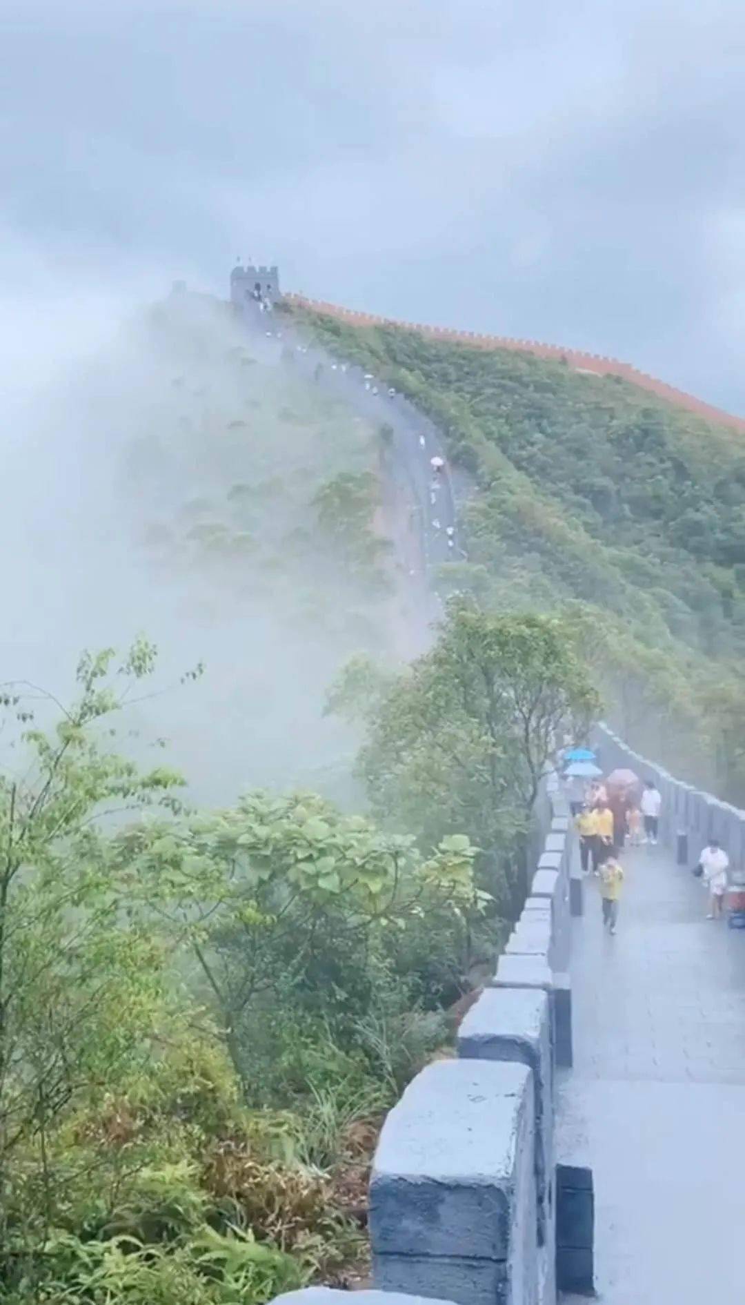 广西陆川长城景点图片