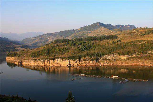 丰都龙河八景龙河镇参选景点南宾古县城