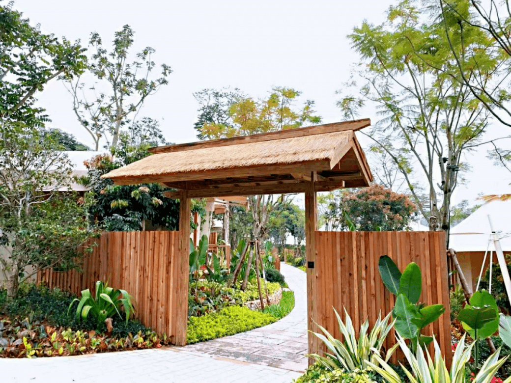 福建长泰唐宋花仙谷轻奢版安缦80m05野奢丛林花舍房早餐夜间暖心