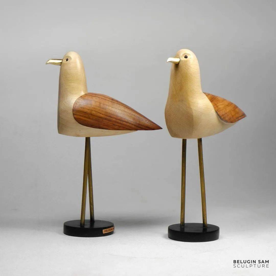 极简风木雕 | semen belugin_创作