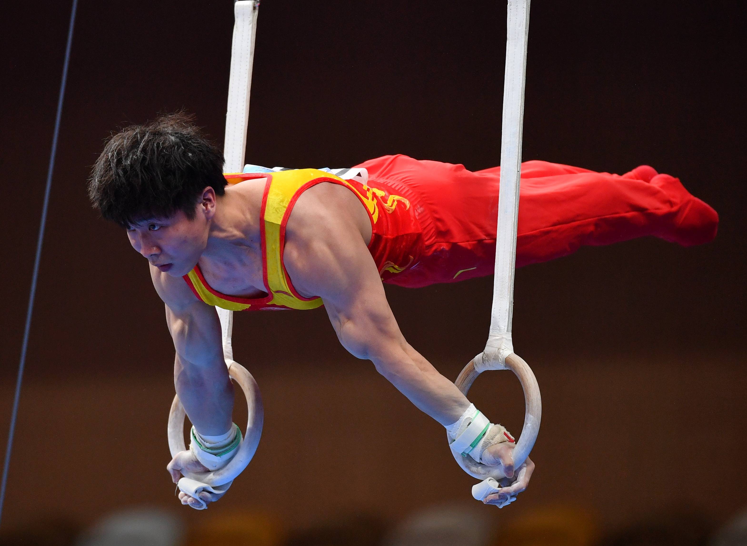 体操全国冠军赛男子吊环决赛赛况