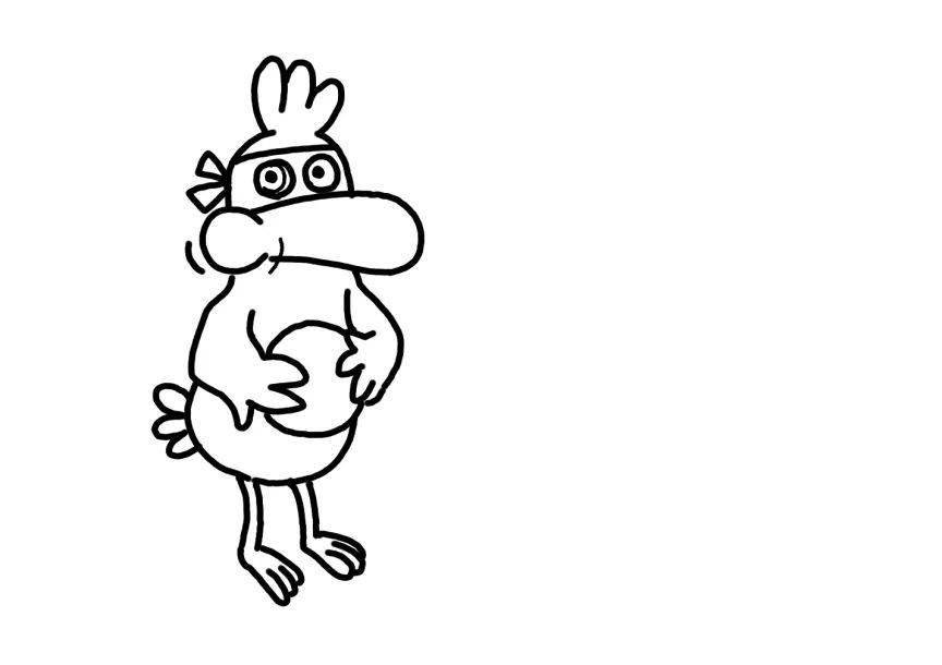 快来和小鸡们共度万圣节之夜吧!卡梅拉系列简笔画