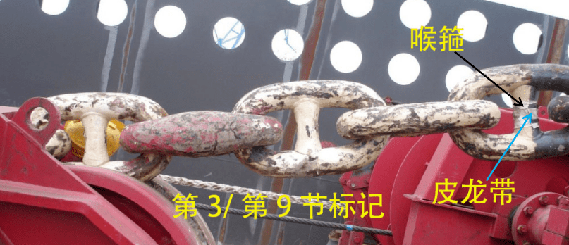 横档绕丝通常只是由一根金属丝缠绕而成,相比锚链,金属丝是非常纤细的