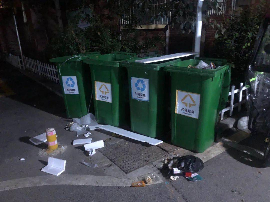 宿州这几个垃圾桶站有问题!