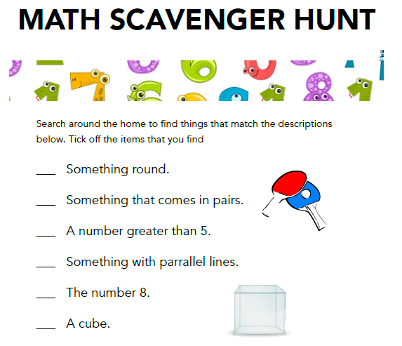 童年最好玩的游戏:寻宝scavenger hunt(含资源)