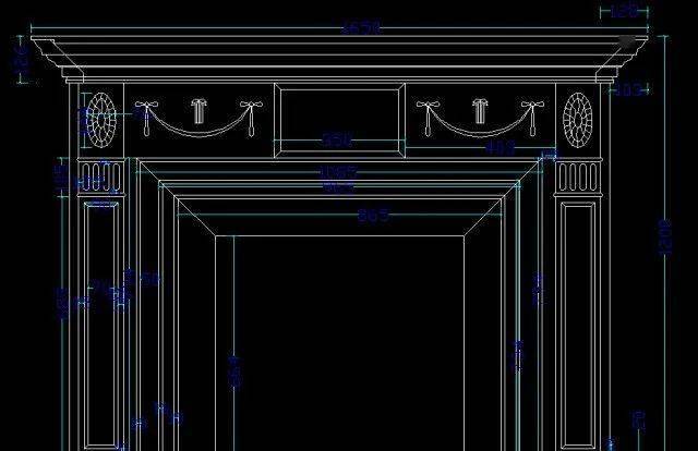 石材壁炉设计参考(cad版)