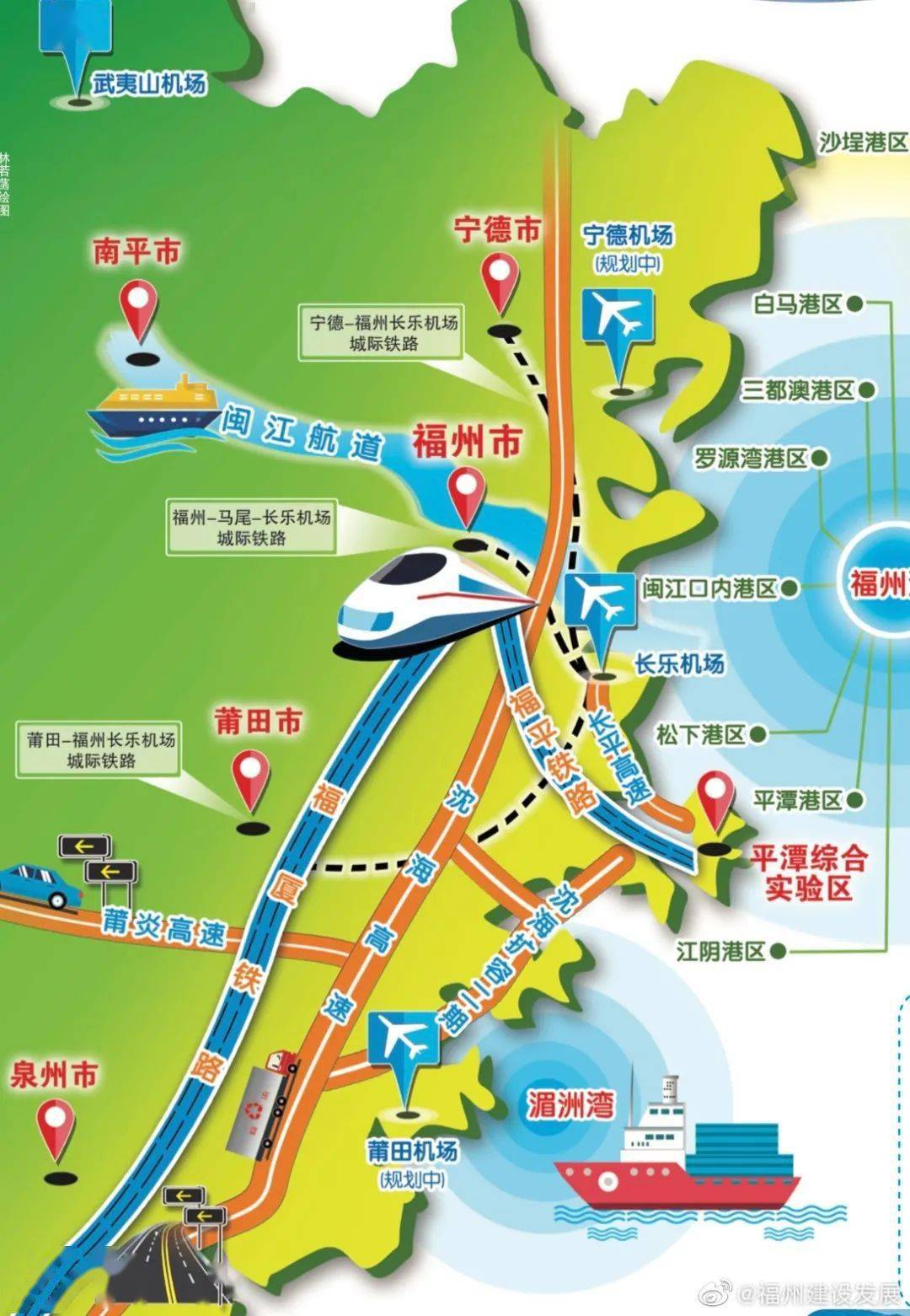 福清,连江,长乐,马尾即将迈入"城铁时代"!