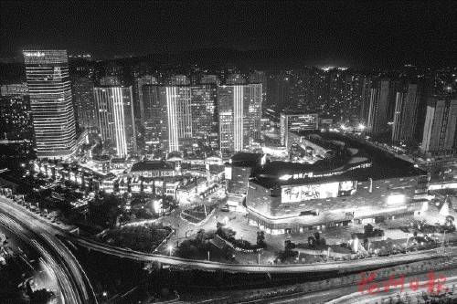 东二环泰禾广场夜景.