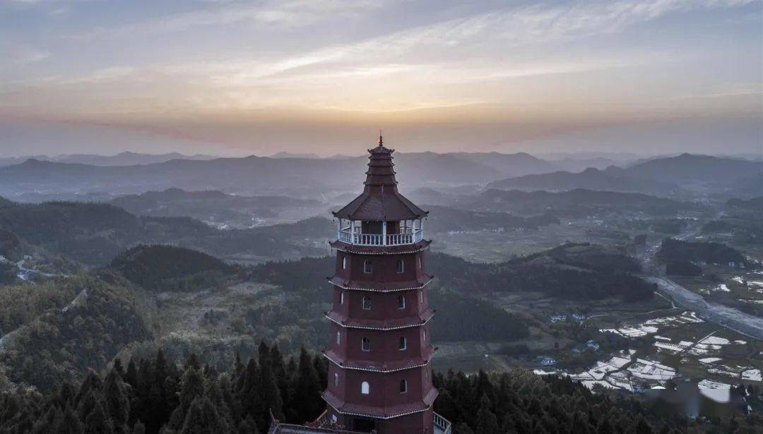 西充金华山绝美的景致随手一拍就是壁纸