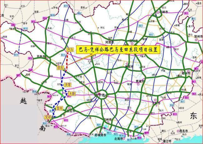 广西高速规划高清图图片