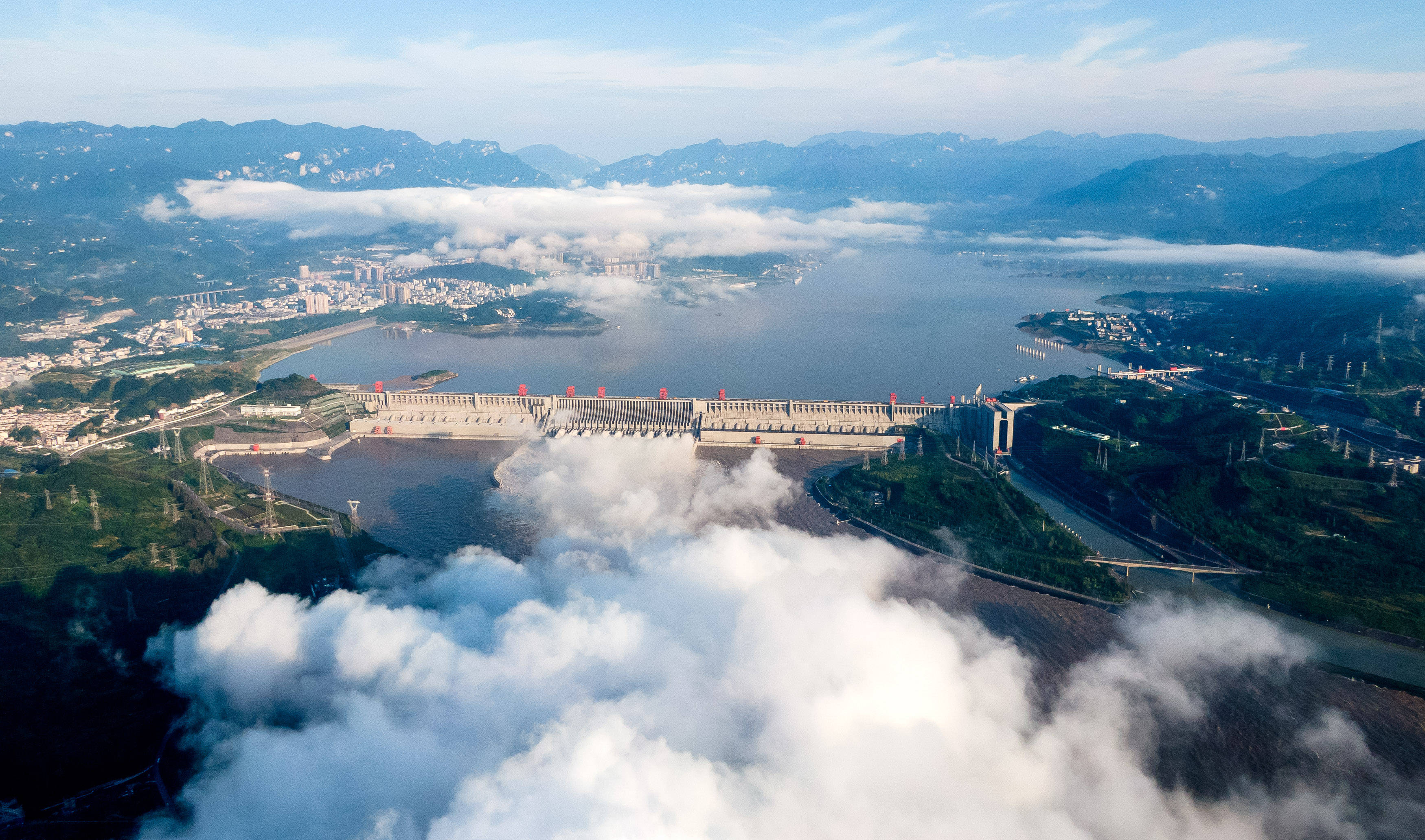 三峡大坝正面图片图片
