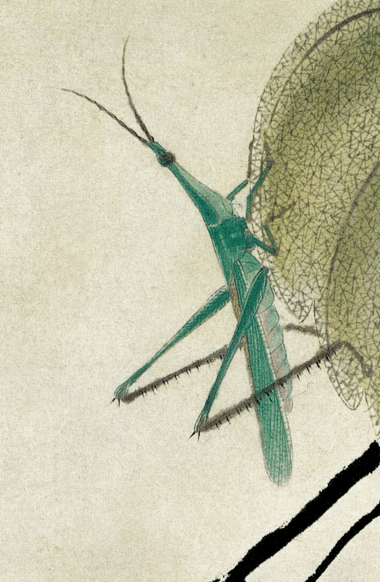 15只草虫,看齐白石的绝活