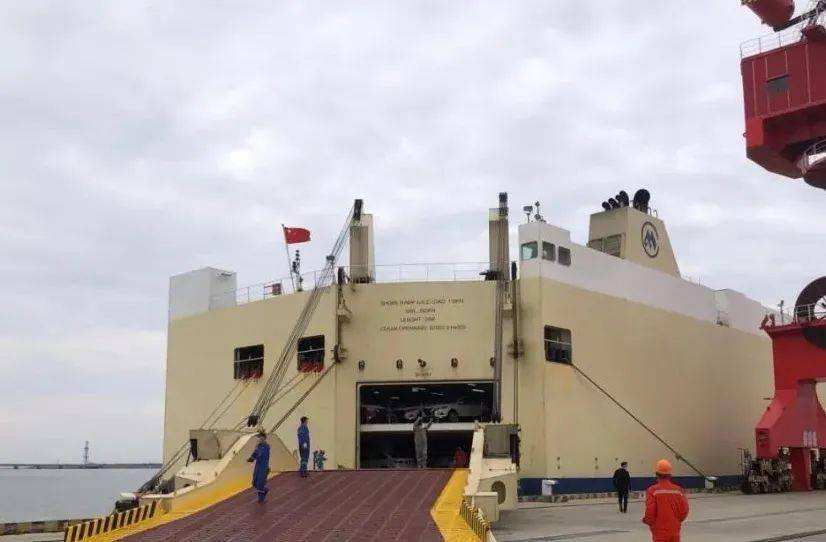 国际汽车港开港啦南通海事局倾情服务通州湾发展