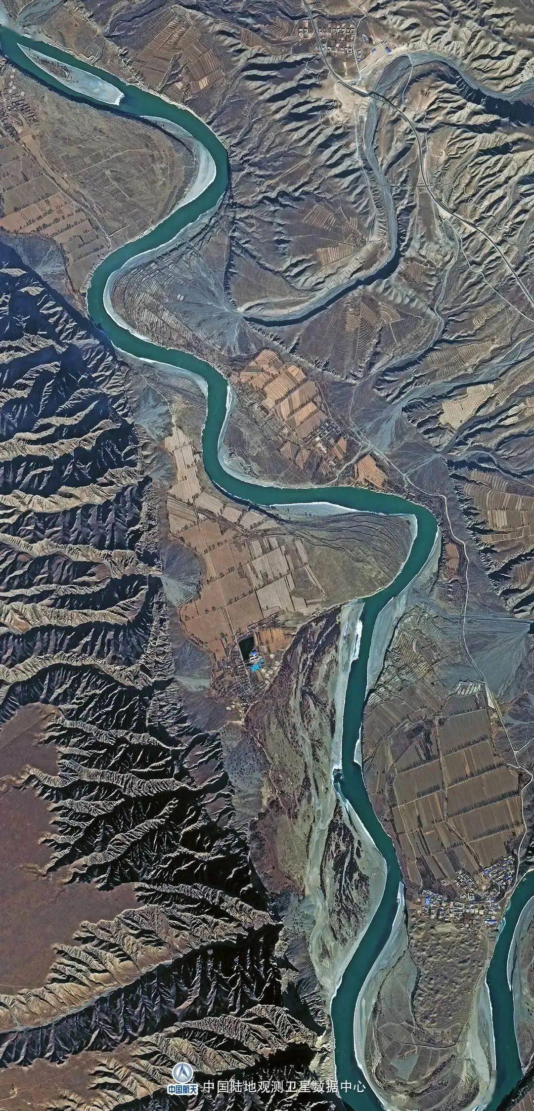 黄河全图高清版卫星图片