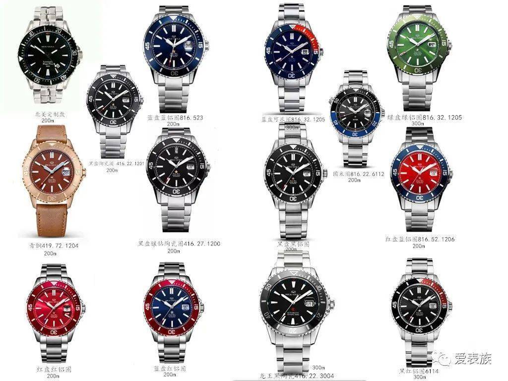 海鸥海洋之星潜水系列之龙王潜水表