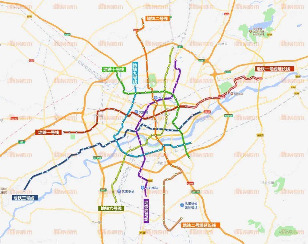 沈阳地铁大跃进9条线路待建这里或将最受益