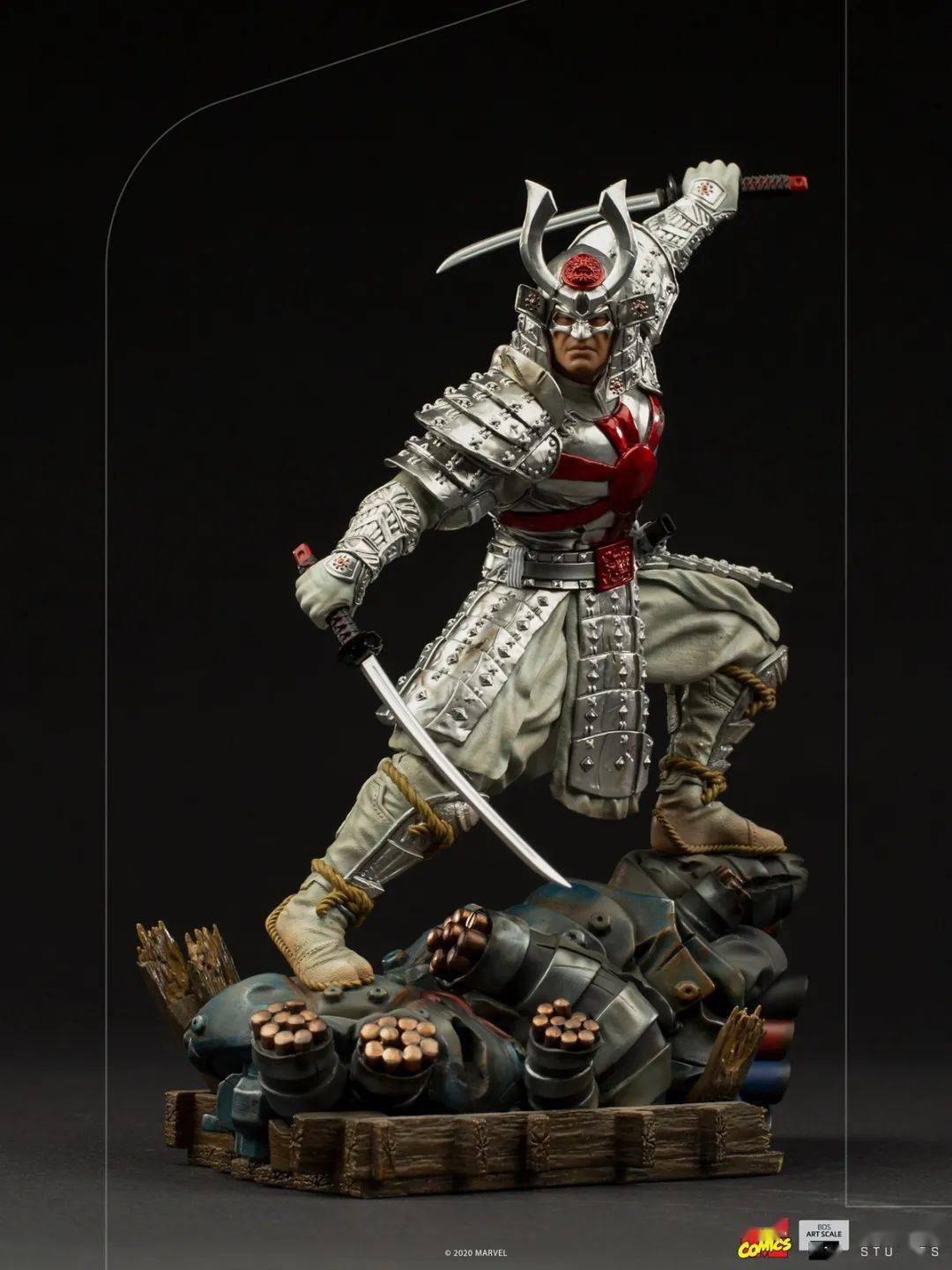 新品预定~ iron studios marcas33320-10 1/10 漫威反派 银色武士