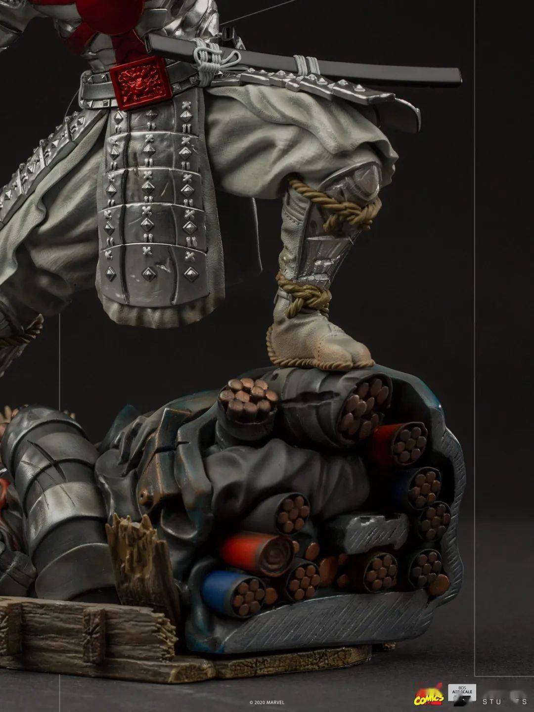 新品预定~ iron studios marcas33320-10 1/10 漫威反派 银色武士